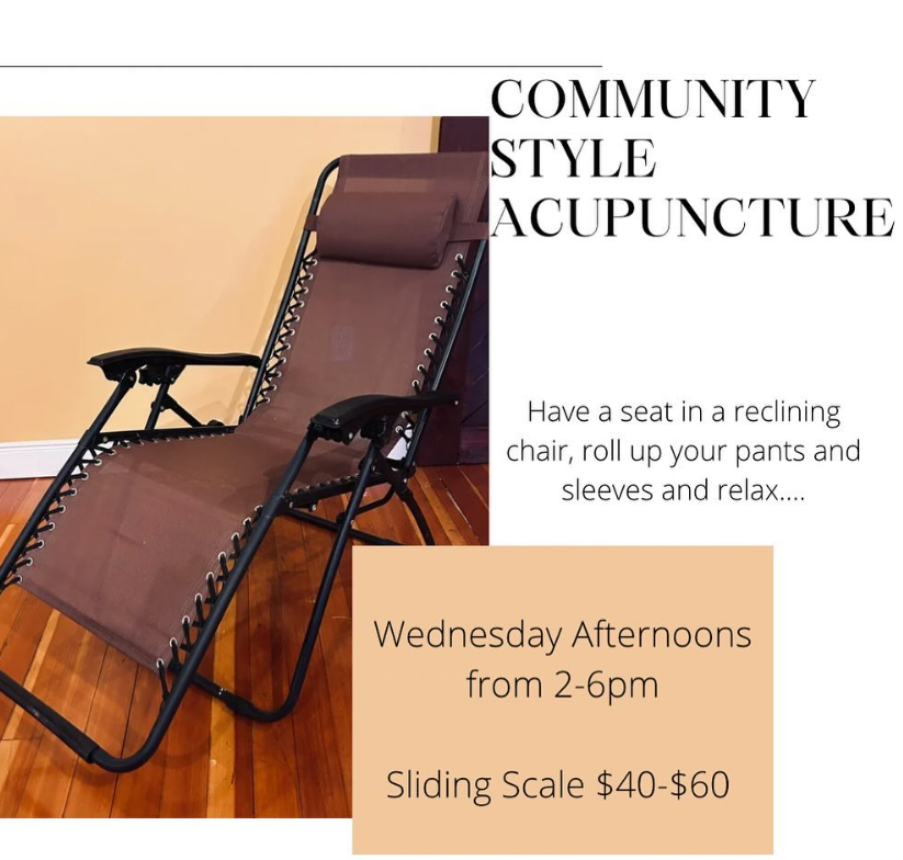 Community Style Acupuncture Now Available!