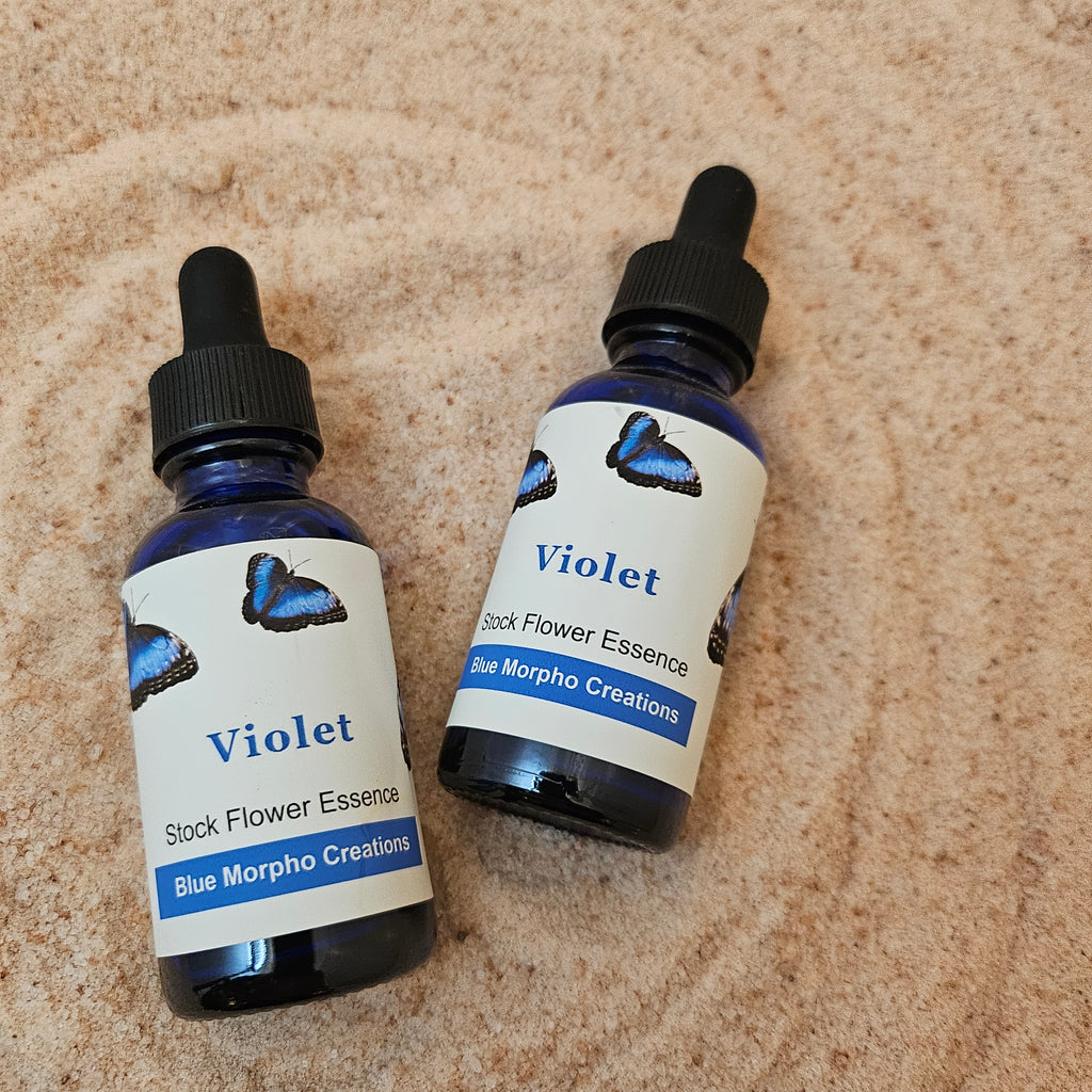 Violet Flower Essence - Blue Morpho